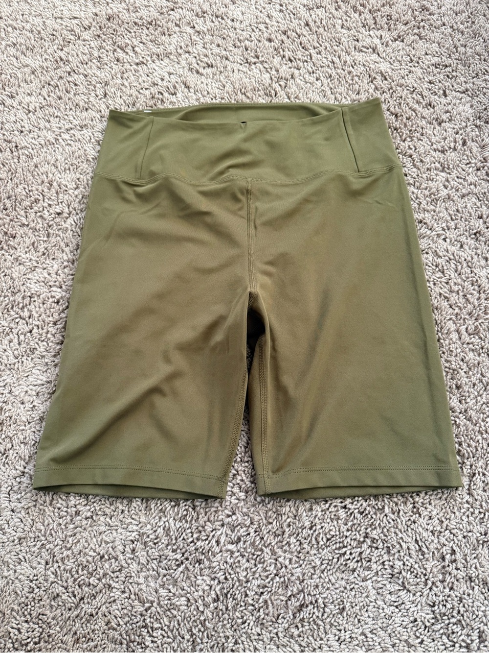 girlfriend collective Moss Green High-Rise Bike Shorts
